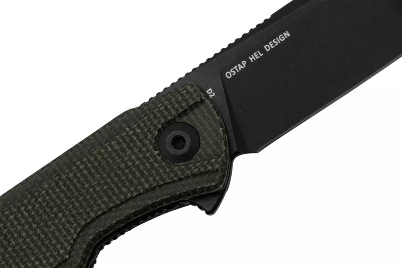 Couteau pliant Sencut Scitus S210423 manche en micarta vert foncé 11,5cm