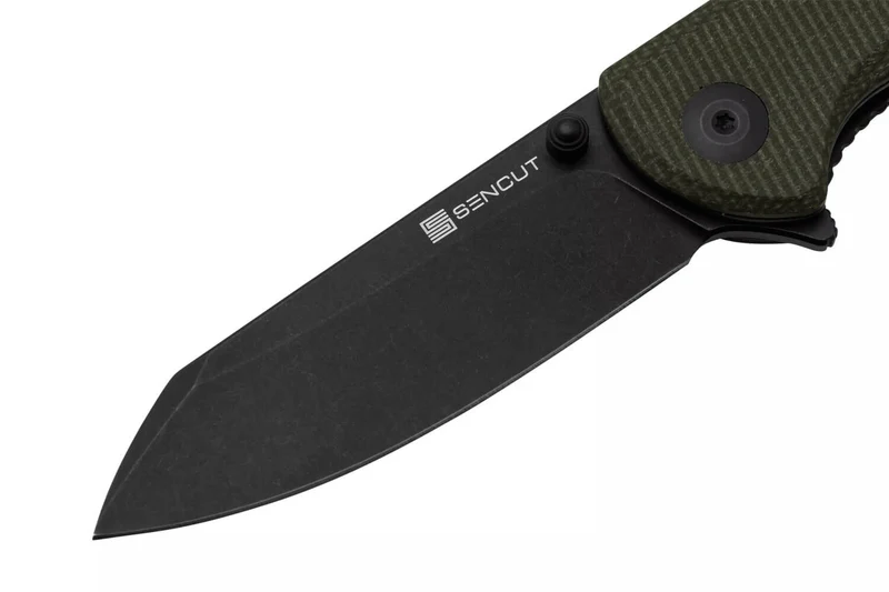 Couteau pliant Sencut Fritch S220141 manche en micarta vert 10,2cm