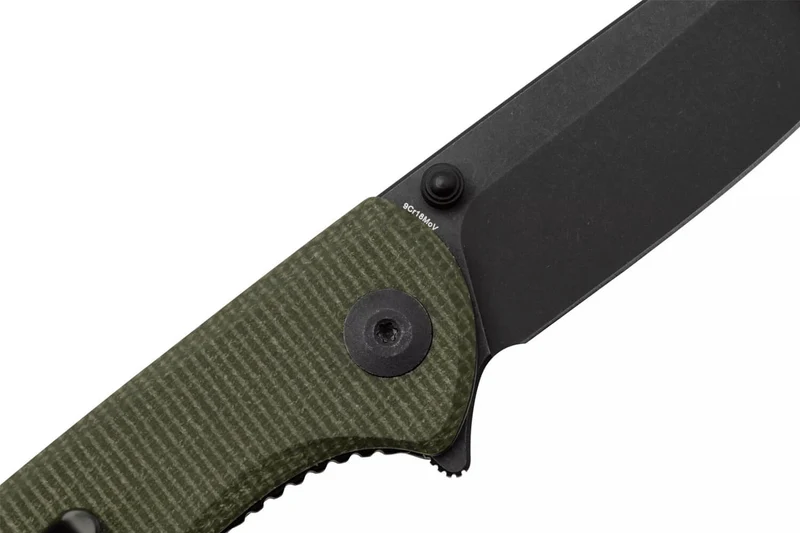 Couteau pliant Sencut Fritch S220141 manche en micarta vert 10,2cm