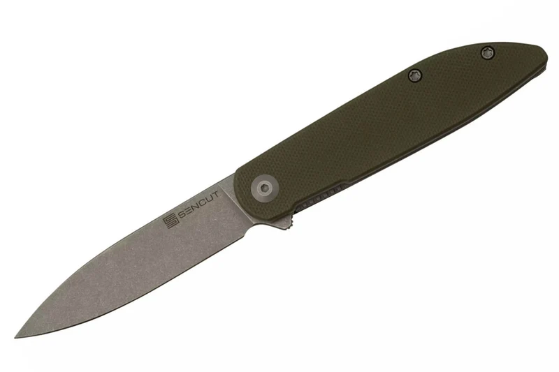 Couteau pliant Sencut Bocll II S220194 manche en G10 vert 9,5cm