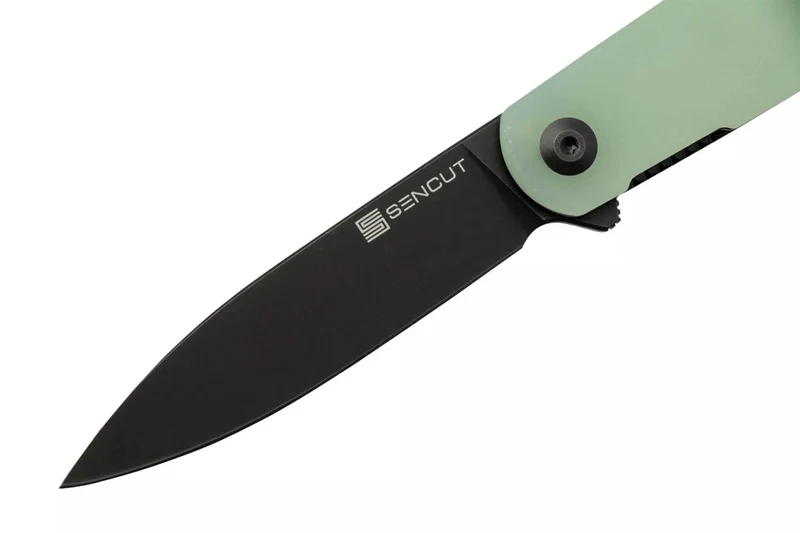 Couteau pliant Sencut Bocll II S220192 lame noire manche en G10 naturel 9,5cm