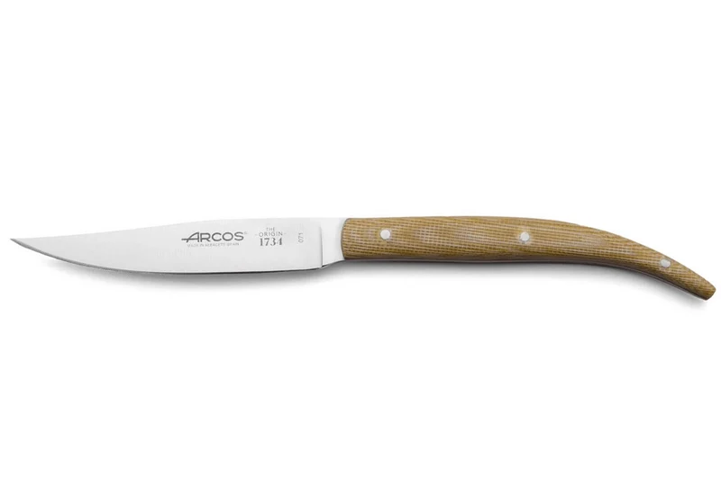 Coffret de 4 couteaux à steak Arcos The Origin manche micarta beige