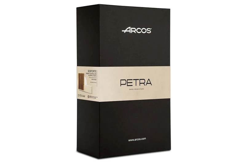 Bloc vide artisanal Arcos Petra en pierre et bois 28x36,4x7,8cm