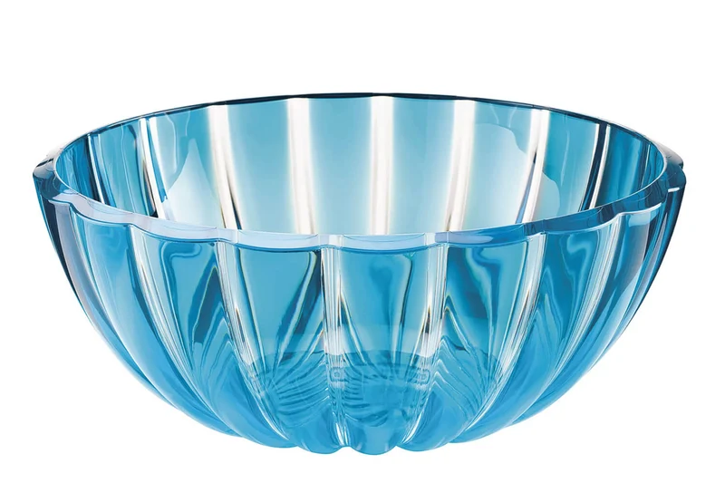 Saladier Guzzini Dolcevita turquoise en polymère biosourcé