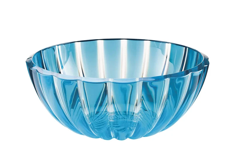 Saladier Guzzini Dolcevita turquoise en polymère biosourcé