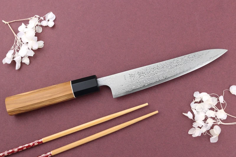 Couteau universel 15cm japonais artisanal Yuzo Damas VG10
