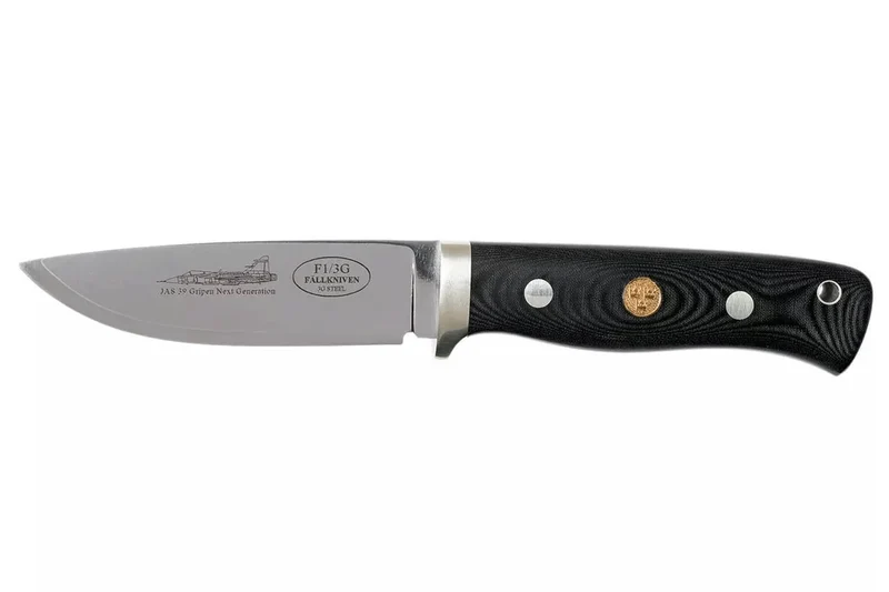 Couteau Fallkniven F1 Swedish Air Force NG F1L3Gbm édition limitée lame 10cm manche micarta noir + étui cuir + coffret