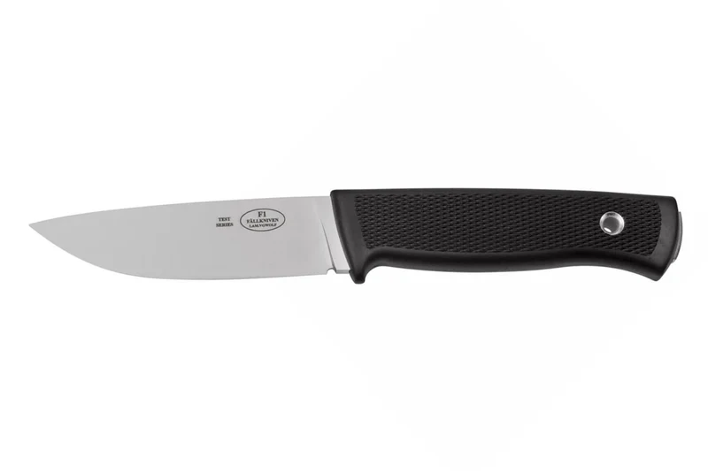 Couteau Fallkniven F1 VGWolf Swedish Air Force lame 9,7cm manche thermorun noir + étui en cuir