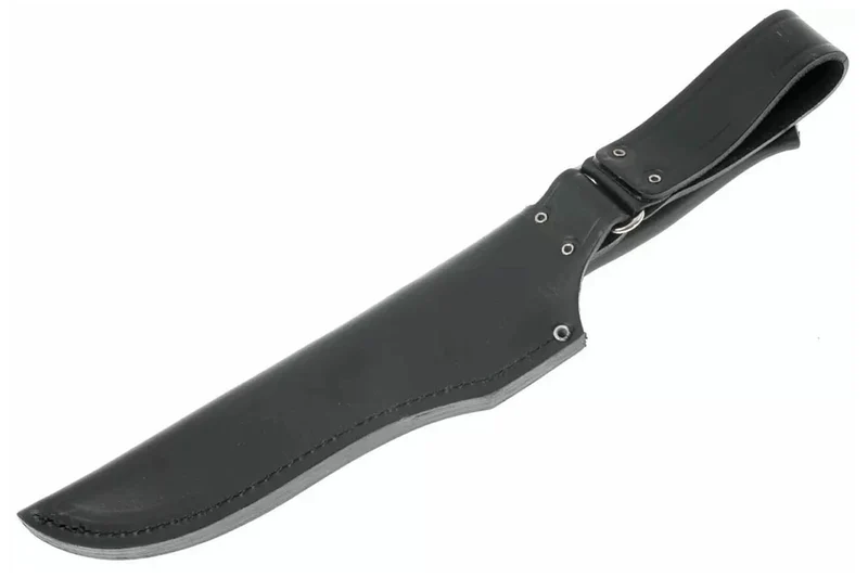 Couteau Fallkniven S1L Forest Knife lame 13cm manche thermorun noir + étui en cuir