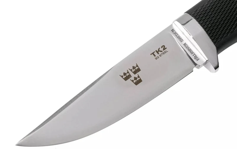 Couteau Fallkniven TK2 Tre Kronor lame 10cm manche Thermorun noir + étui zytel