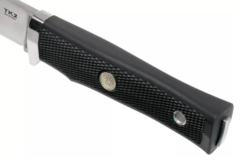 Couteau Fallkniven TK2 Tre Kronor lame 10cm manche Thermorun noir + étui zytel