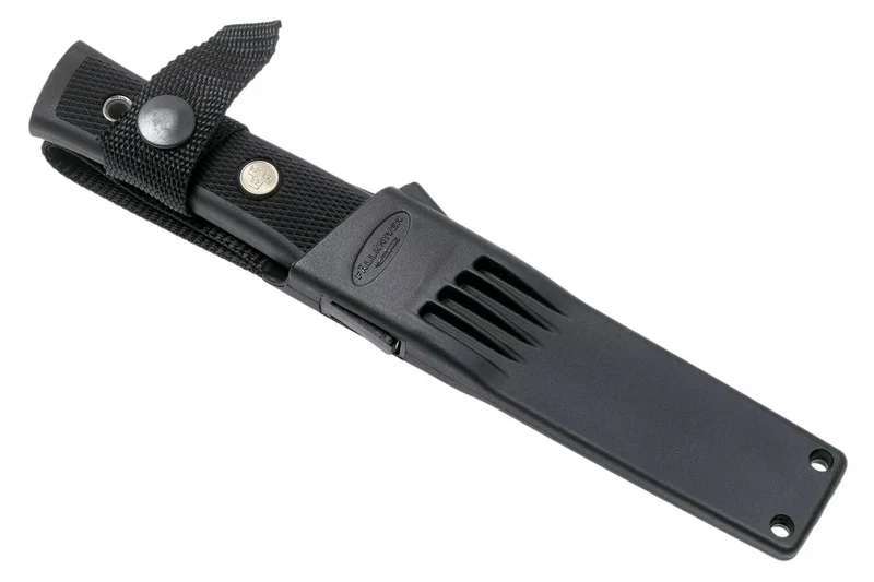 Couteau Fallkniven TK2 Tre Kronor lame 10cm manche Thermorun noir + étui zytel