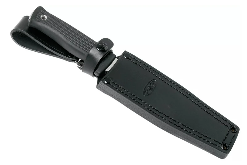 Couteau Fallkniven A1 Expedition Knife lame 16cm manche Thermorun noir + étui en cuir