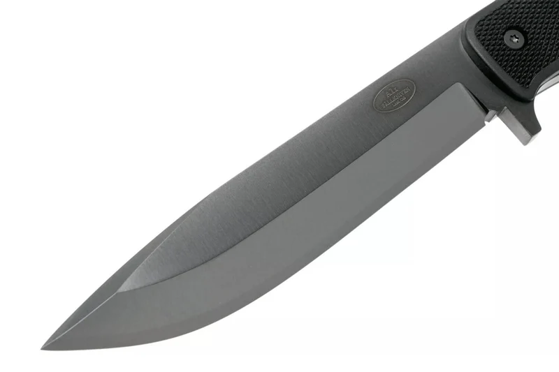 Couteau Fallkniven A1xb Expedition Knife Tungsten Carbide lame noire 16cm manche Thermorun noir + étui Zytel