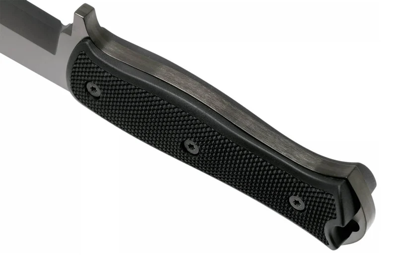Couteau Fallkniven A1xb Expedition Knife Tungsten Carbide lame noire 16cm manche Thermorun noir + étui Zytel