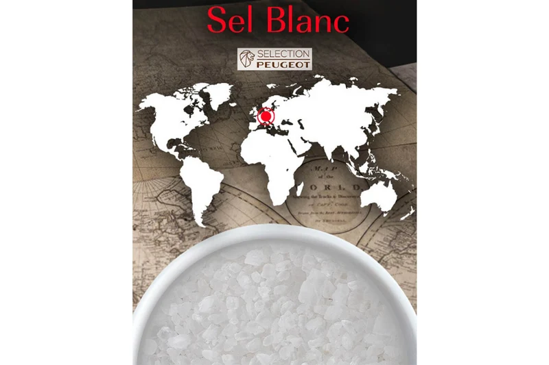 Coffret de 7 sachets fraîcheur Peugeot gros sel blanc d'Allemagne - 7x50g