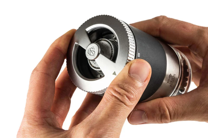 Coffret moulin à poivre Peugeot Maestro U'Select avec 3 réservoirs