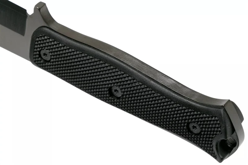 Couteau Fallkniven S1xb Tungsten Carbide lame noire 13cm manche Thermorun noir + étui Zytel