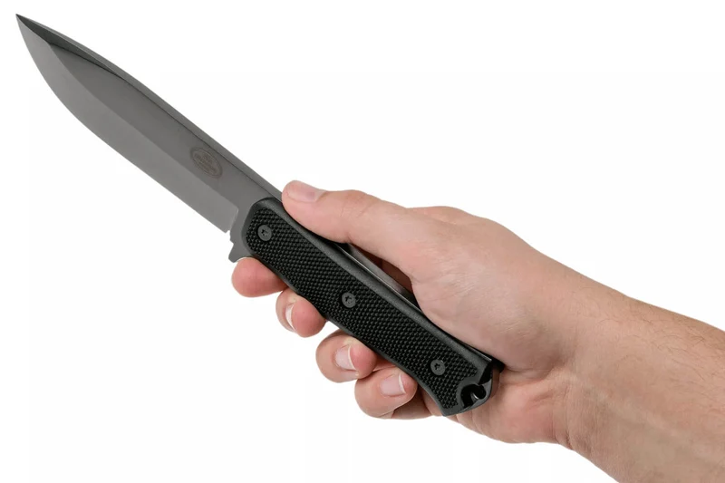 Couteau Fallkniven S1xb Tungsten Carbide lame noire 13cm manche Thermorun noir + étui Zytel