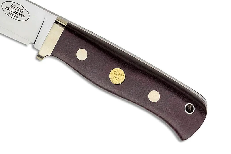 Couteau Fallkniven F1 Swedish Air Force NG F1L3GMM édition limitée lame 10cm manche micarta marron + étui cuir + coffret