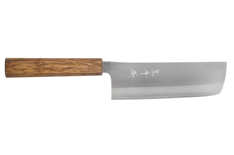 Couteau nakiri 16,5cm japonais artisanal Yu Kurosaki Gekko San Maï