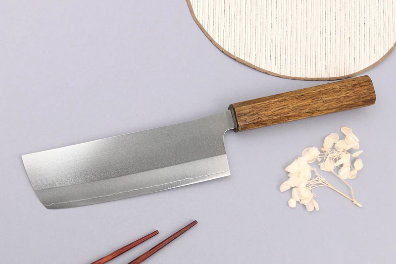 Couteau nakiri 16,5cm japonais artisanal Yu Kurosaki Gekko San Maï