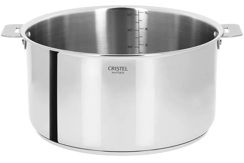 Casserole Cristel Casteline amovible en inox 5 plis