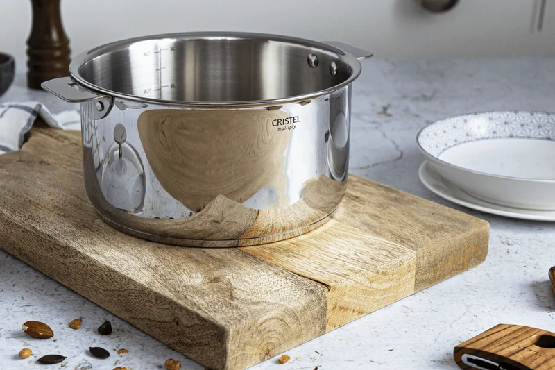 Casserole Cristel Casteline amovible en inox 5 plis