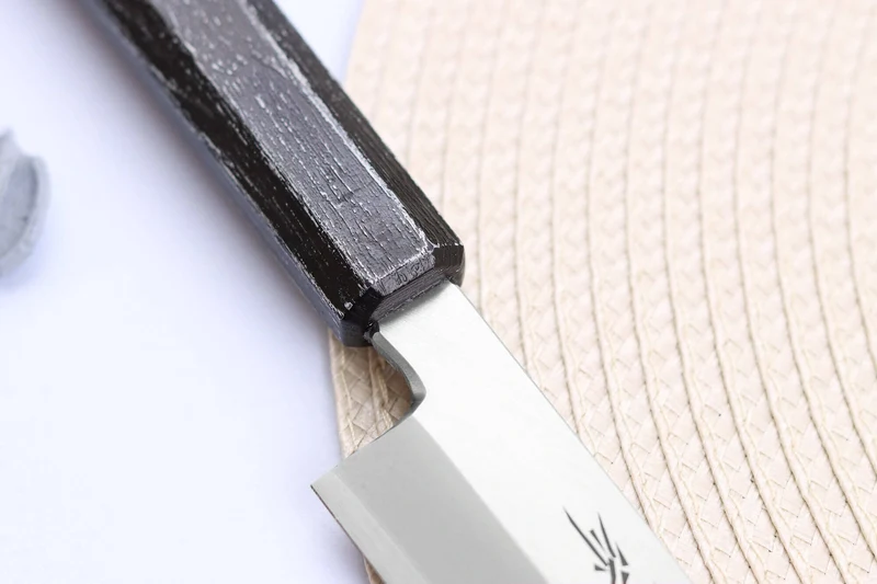 Couteau yanagiba japonais 21cm Sakai Takayuki Nanairo manche en résine ABS laquée
