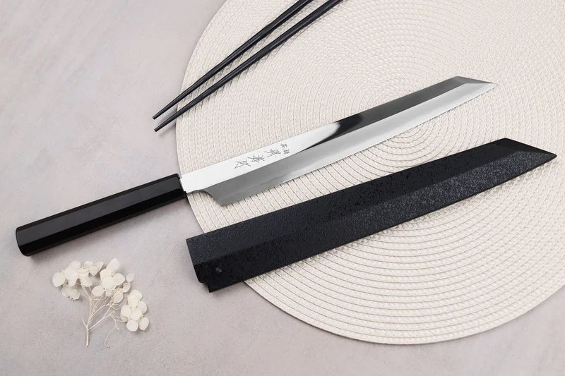 Couteau yanagiba kiritsuke 27cm japonais artisanal Sakai Takayuki Hien