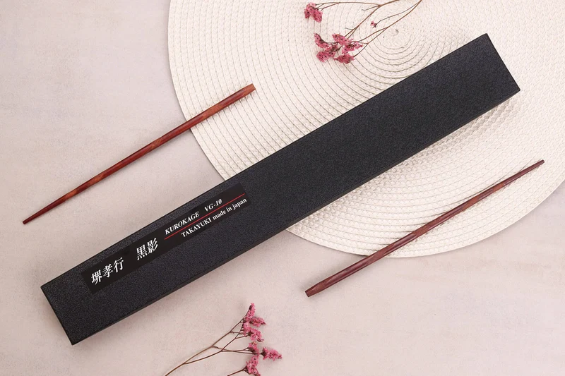 Couteau de chef 24cm japonais Sakai Takayuki Kurokage VG10 manche en wengé