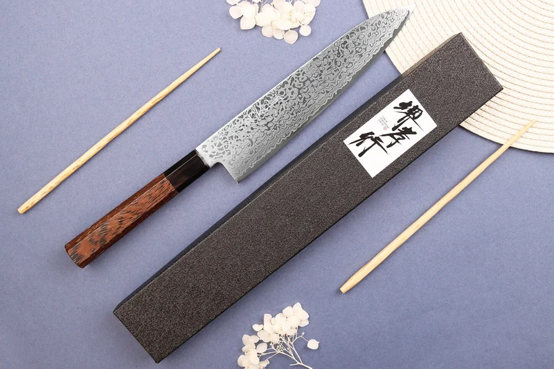 Couteau de chef 21cm japonais Sakai Takayuki Ginga damas
