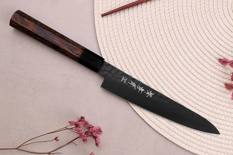 Couteau universel 15cm japonais Sakai Takayuki Kurokage VG10 manche en wengé