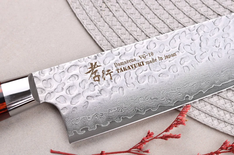 Couteau nakiri japonais 16cm Sakai Takayuki Damascus Western 33 couches