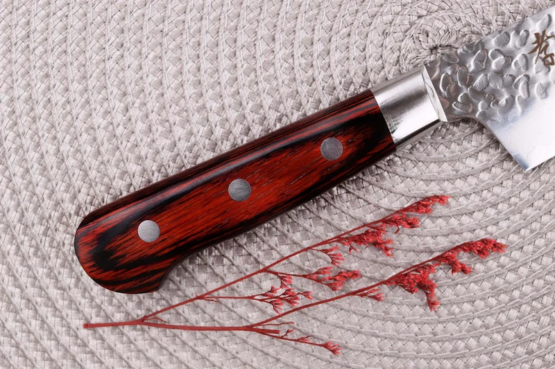 Couteau santoku kiritsuke japonais 16cm Sakai Takayuki Damascus Western 33 couches