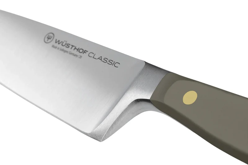 Couteau de chef Wusthof Classic Colour Velvet Oyster forgé lame 20cm