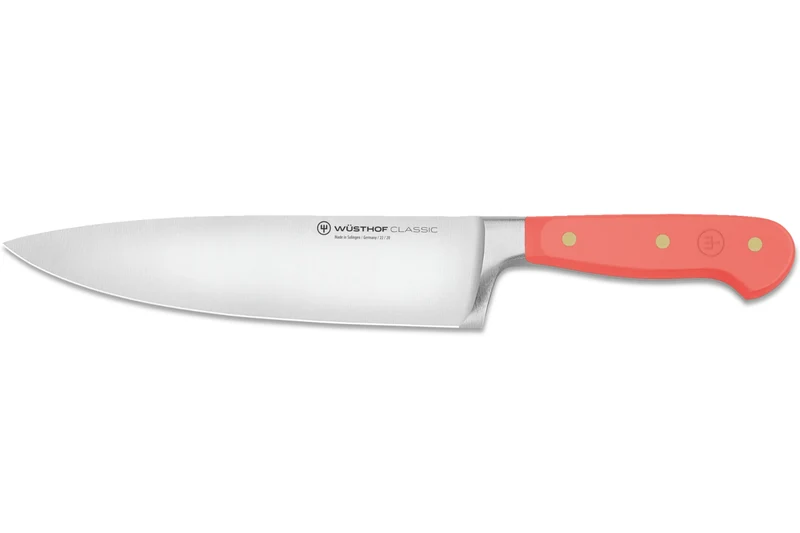 Couteau de chef Wusthof Classic Colour Coral Peach forgé lame 20cm