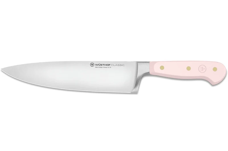 Couteau de chef Wusthof Classic Colour Pink Himalayan Salt forgé lame 20cm