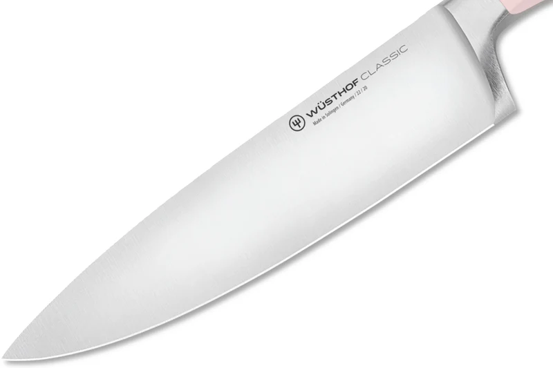 Couteau de chef Wusthof Classic Colour Pink Himalayan Salt forgé lame 20cm