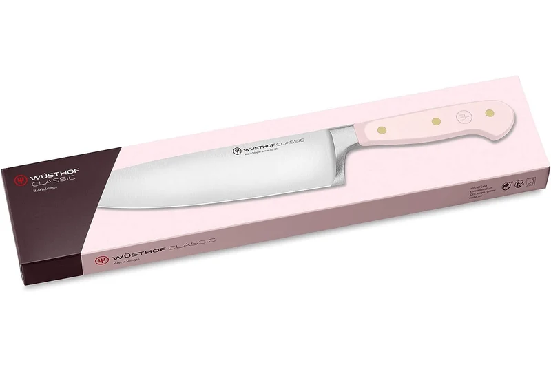 Couteau de chef Wusthof Classic Colour Pink Himalayan Salt forgé lame 20cm