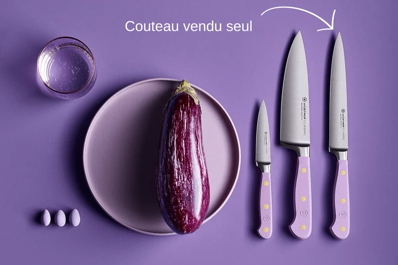 Couteau à trancher Wusthof Classic Colour Purple Yam forgé lame 16cm