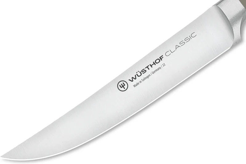 Couteau à steak Wusthof Classic Colour Velvet Oyster forgé lame 12cm