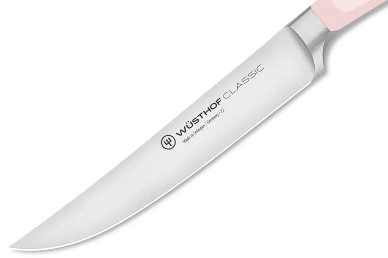 Couteau à steak Wusthof Classic Colour Pink Himalayan Salt forgé lame 12cm