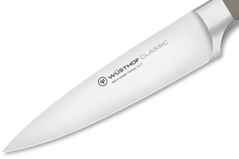 Couteau d'office Wusthof Classic Colour Velvet Oyster forgé lame 9cm