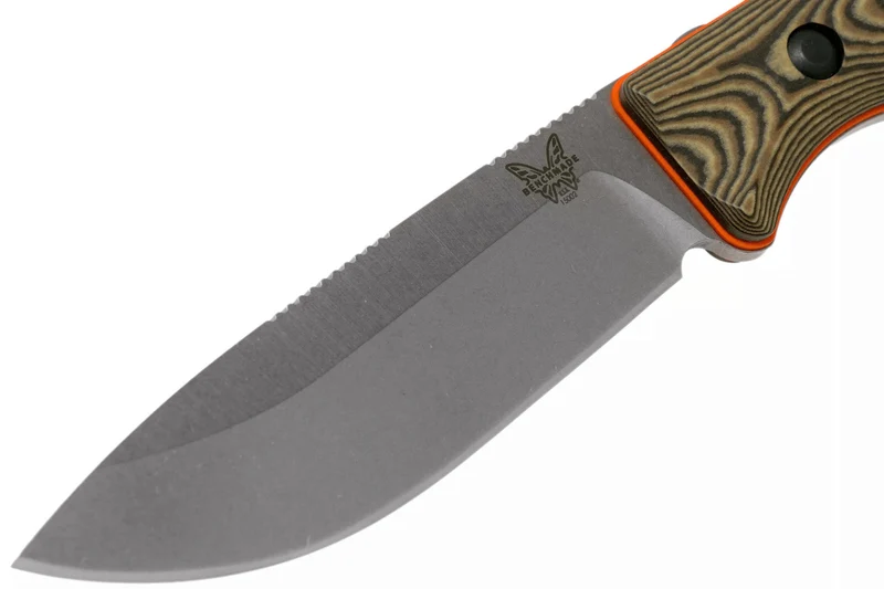 Couteau Benchmade Saddle Mountain Skinner 15002-1 lame noire 10,7cm manche G10/Richtlite + étui boltaron