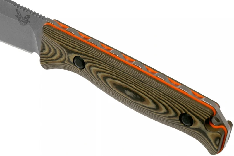 Couteau Benchmade Saddle Mountain Skinner 15002-1 lame noire 10,7cm manche G10/Richtlite + étui boltaron