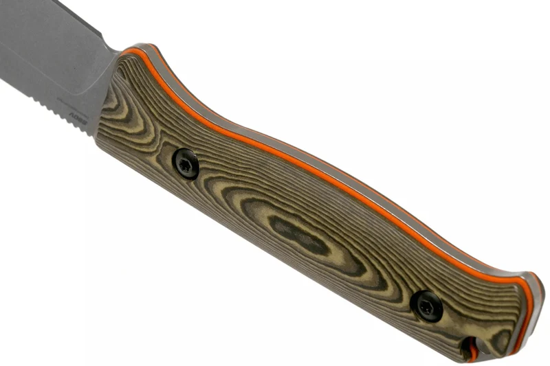 Couteau Benchmade Saddle Mountain Skinner 15002-1 lame noire 10,7cm manche G10/Richtlite + étui boltaron