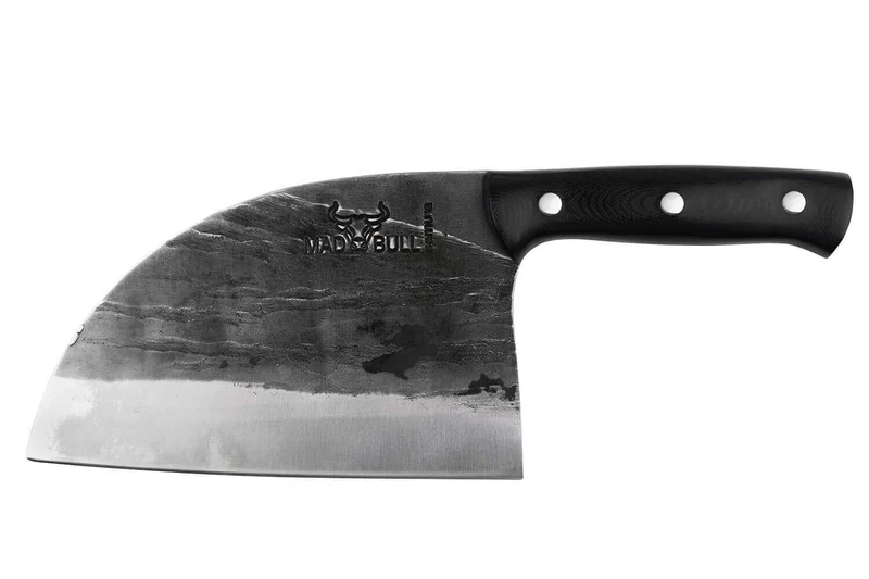 Couteau serbe Samura Mad Bull 18cm manche en G10 et carbone noir