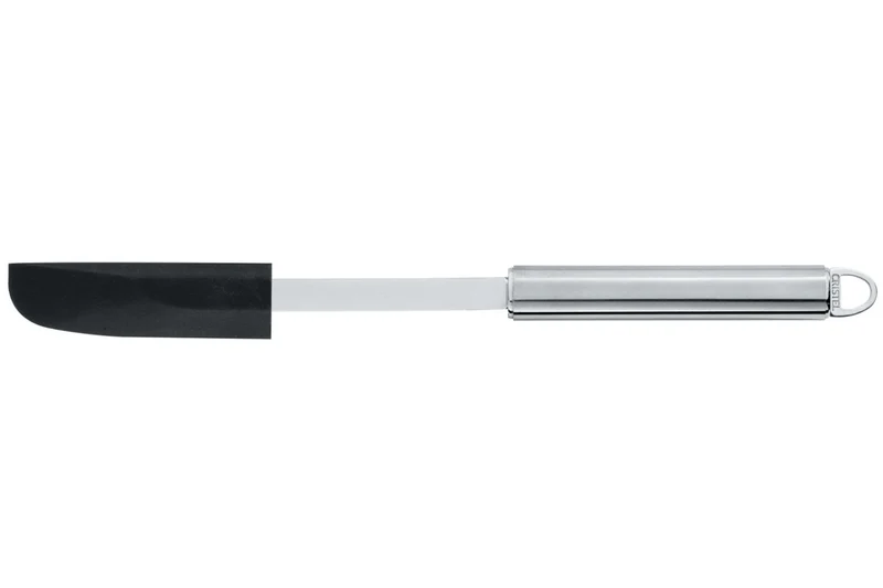 Spatule étroite Cristel POC en acier inoxydable et silicone
