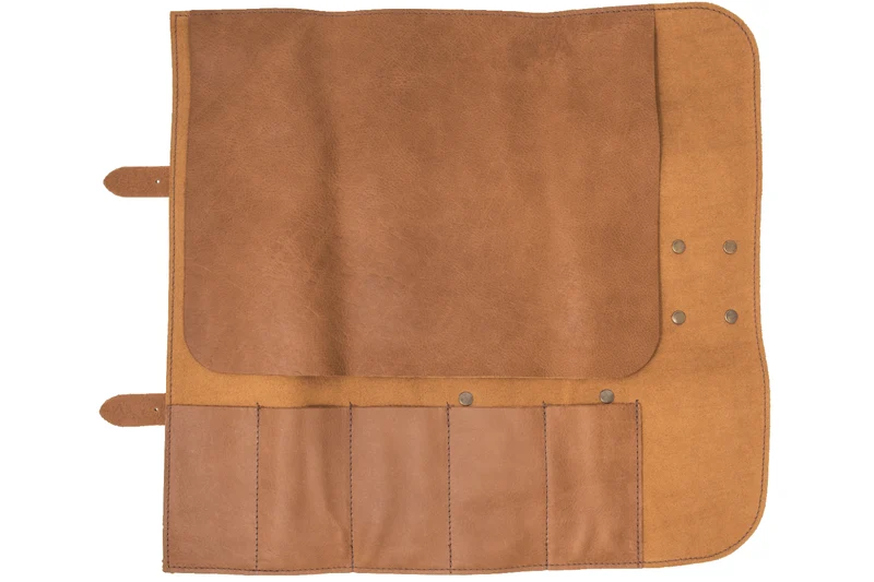 Trousse de cuisinier artisanale Arcos en cuir 5 places